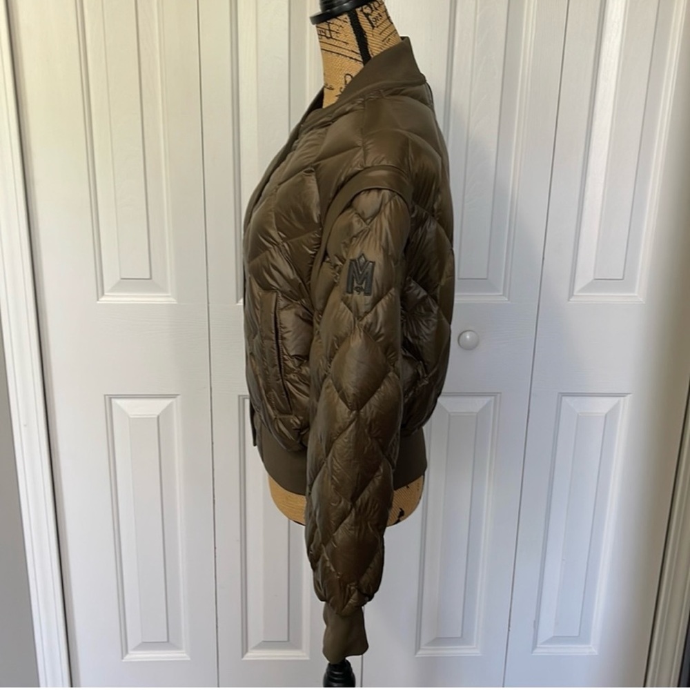 Mackage Dark Olive Puffer Jacket View 4